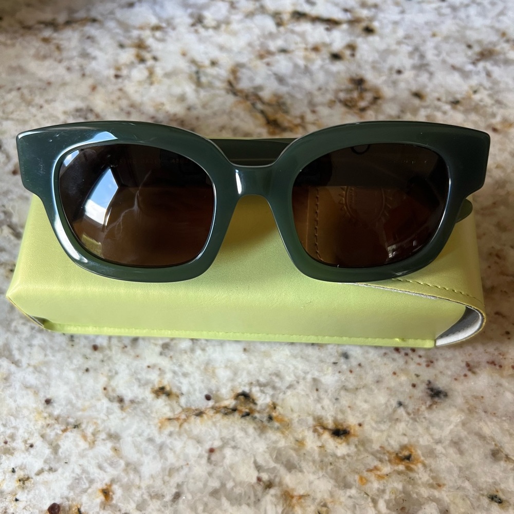 Crap Eyewear Green Oversized Sunglasses
